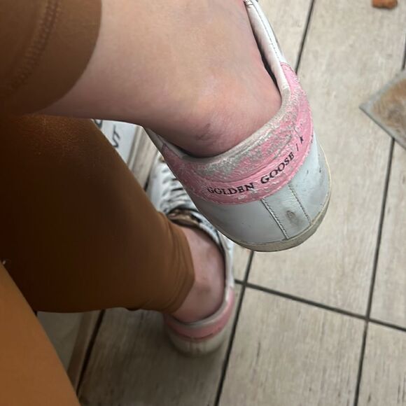 Golden Goose deluxe brand cheetah sneakers sz 39 EUC - silver laces - Picture 2 of 3